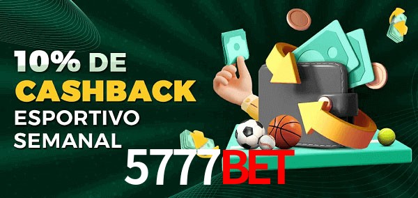10% de bônus de cashback na 5777bet